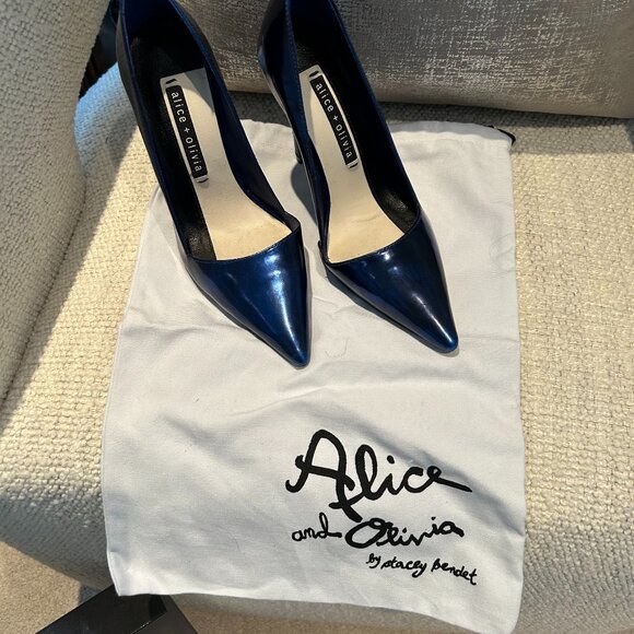 Alice + Olivia “Makayla” Pumps – Sapphire Blue (Size 36.5 / US 6.5) - Picture 3 of 7